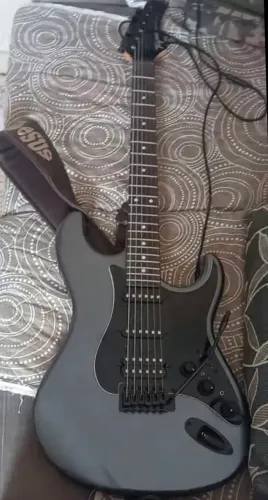 Guitarra Elétrica Tagima Sixmart Com Efeitos Cor Silver Material do diapasão Purple heart