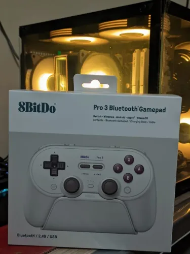 Controle 8Bitdo Pro 3 LACRADO NOVO