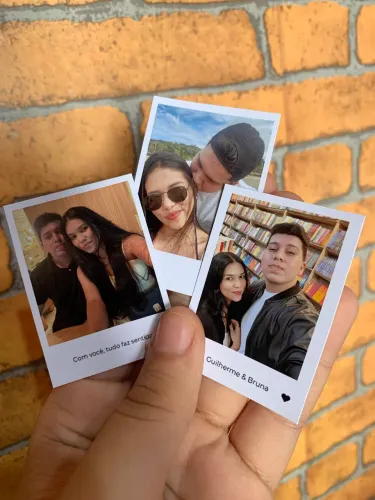 Chaveiros, fotos polaroid