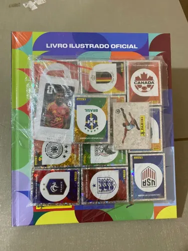 Álbum completo copa 2026. Todas as figurinhas pra colar. Capa dura