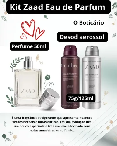 Kit Zaad Eau de Parfum-OBoticario