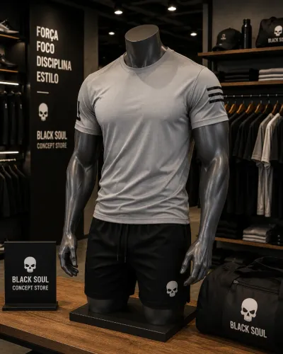 Camisa Dryfit masculina, ideal para atividades físicas e uso casua