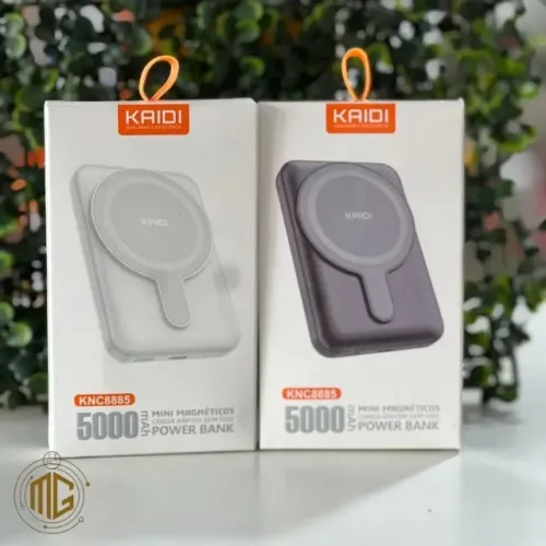 Powerbank Carregador Magnético Portátil 5.000mAh Indução Kaidi - R$ 99,99