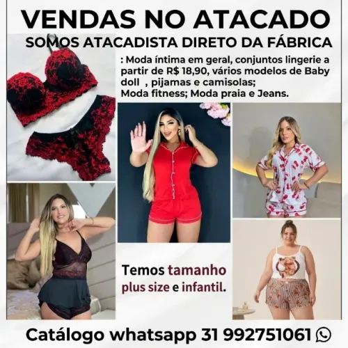Moda íntima em geral no atacado