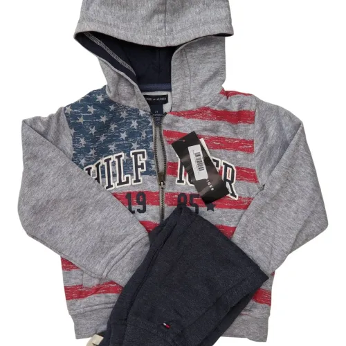 Conjunto Moletom Tommy Rilfiger Tamanho 2T