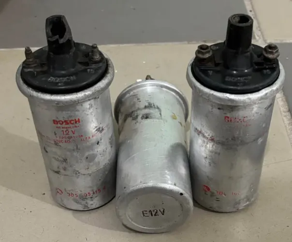 Bobinas Bosch KW e E 12V Originais Fusca Ignição Eletrônica e Platinado