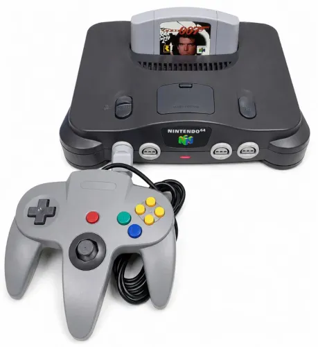 Nintendo 64 Preto Com Jogo E Controle