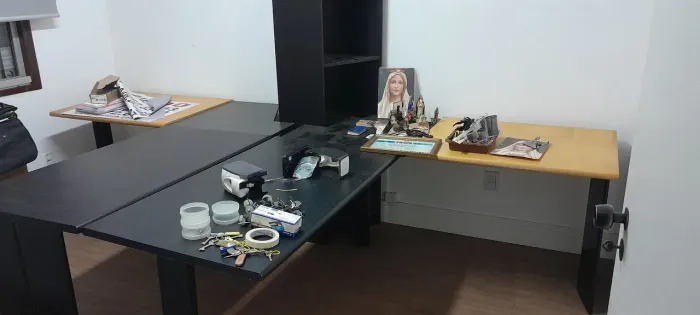 Mesa de escritorio de canto (2 peças de 1.20)