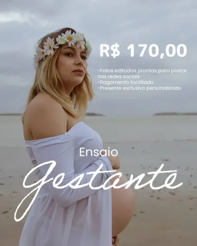 Ensaio fotográfico Gestantes.