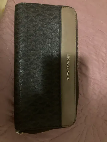Carteira Michael Kors Original - Castanho/Logo MK (Excelente Espaço)