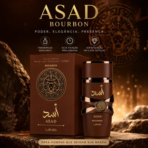 Perfume Assad Bourbon- Eau de Parfum 100% Original- Elegante e Luxuoso