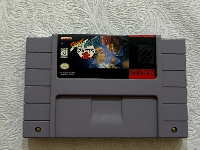 STREET FIGHTER ALPHA 2 SUPER NINTENDO SNES ORIGINAL CARTUCHO FITA