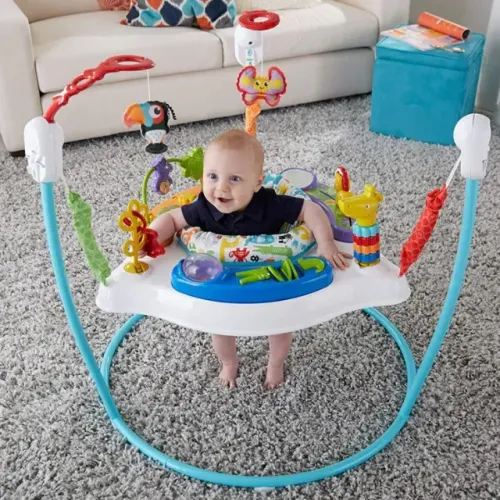 Aluguel Jumperoo Animal Activity Fisher-Price - Centro de Atividades Pula-Pula para Bebês