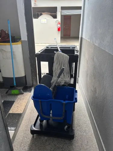 Carrinho de limpeza profissional 