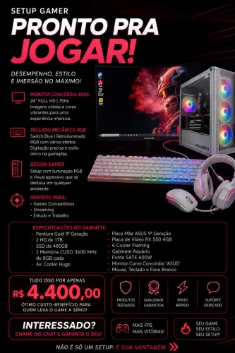 Setup gamer