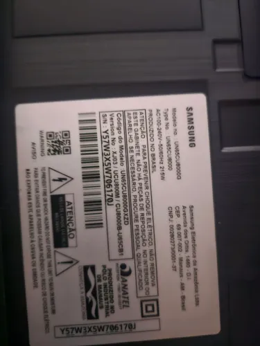 Tv samsung 65 para retirada de peças