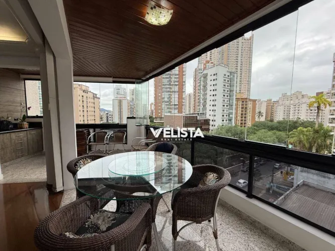 Apartamento Varanda Gourmet com 4 dormitórios à venda, 273 m² por R$ 2.200.000 - Boqueirão