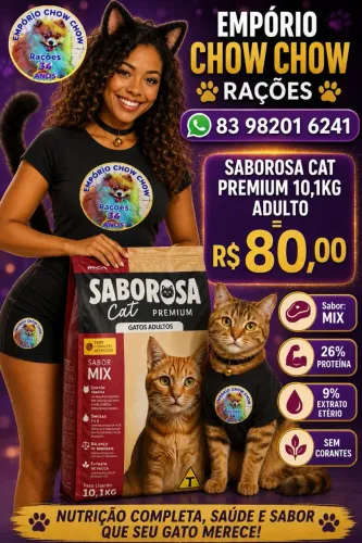 SABOROSA CAT PREMIUM 10,1KG ADULTO