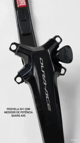 PEDIVELA SRAM XX1 com medidor de potência QUARQ AXS semi novo 505g