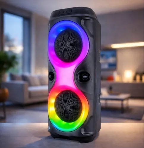 Caixa de som xplod com led bluetooth entregamos 