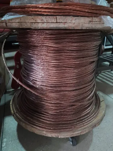 Vendo cabo de cobre nu 50mm², com 7 fios, conforme ABNT NBR 5111 / 6524