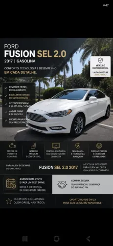 Ford Fusion SEL 2.0 Ecobo. 16V 248cv Aut. 2017