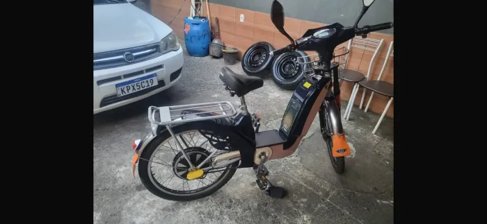 Bicicleta elétrica novíssima top de linha 