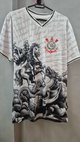 Camiseta do Corinthians Oficial Jogai Por Nós Surf Center Masculina
