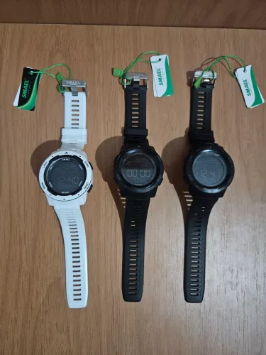 Relógio Digital Masculino Smael 2185 Esportivo com Luz LED e Resistência à Água
