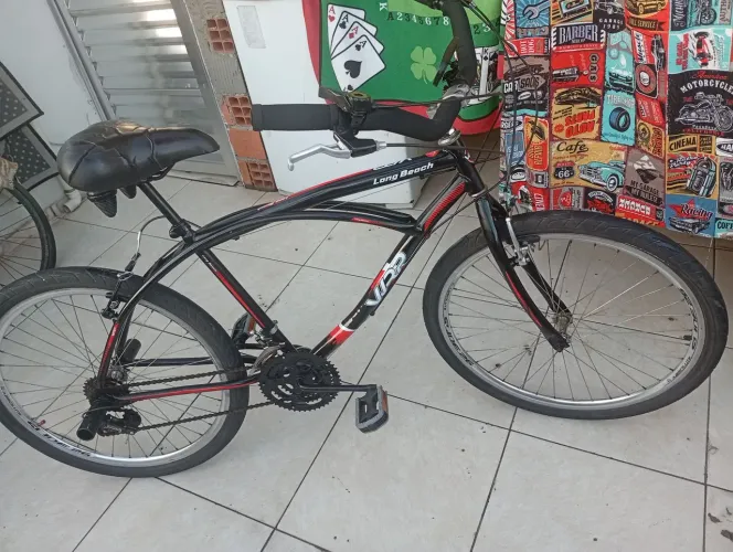 Bicicleta aro26 praiana caiçara original linda
