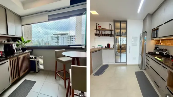 Pq Industrial-Apto 65 m2 com 2 quartos(ste)+armários, coz.plan, 1 vg gar, lazer