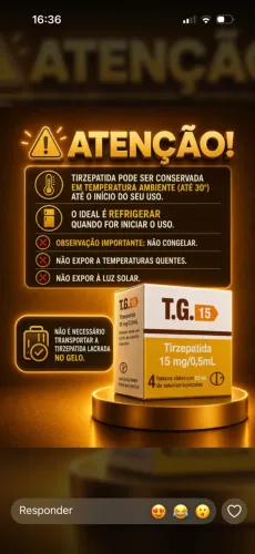 TG ótimo no seu tratamento
