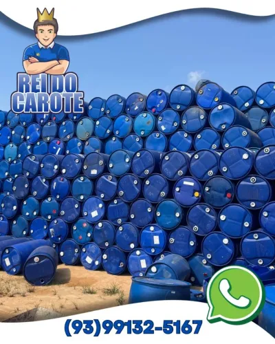 Tambor de plástico de 200 litros em Itaituba Pará,  Tem na loja Rei do carote