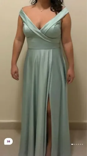 Vestido princesa verde candy color