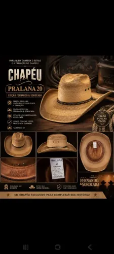 Chapéu pralana 20x Fernando e Sorocaba 