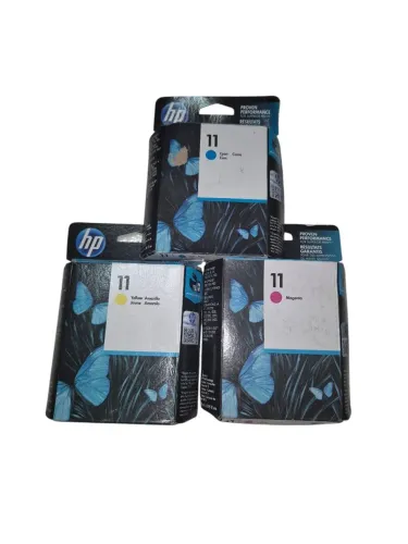 Cartucho HP 11 kit 3 Unidades Original c4838a total ml 84