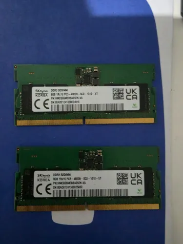 Memória ddr5 16 gb 2 x 8gb 5600 MHz notebook