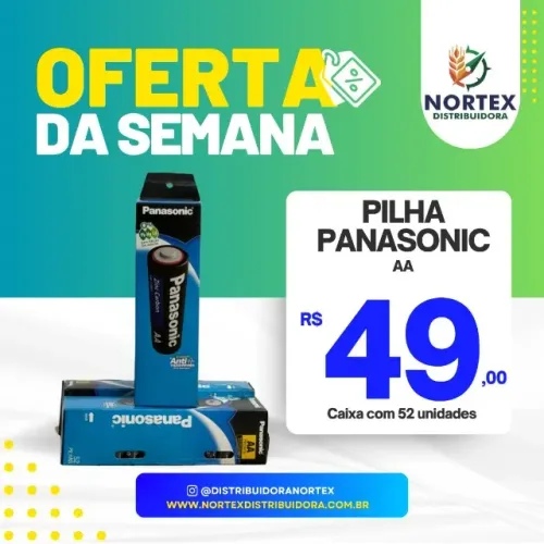 Pilha Panasonic AA (Comum)