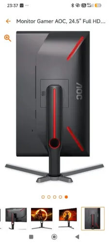 Monitor gamer AOC 240hz
