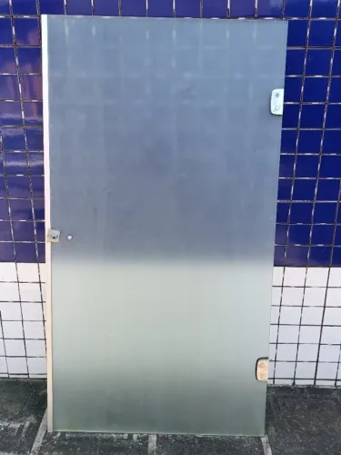 Porta de Vidro Verde Temperado 10MM 171CMx93CM - Ideal para Divisórias