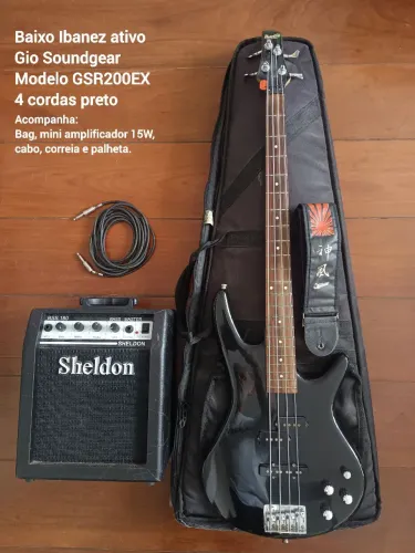 Kit Baixo ativo 4 cordas Ibanez GSR200EX