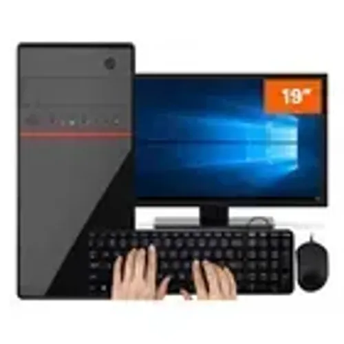 computador e e uma televisão e monitor 40 poll