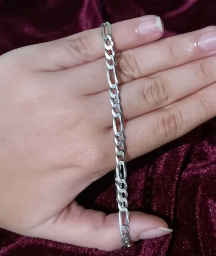 pulseira masculina prata 925 italiana