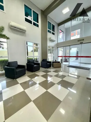 Escritório para locação com recepção + 2 salas com divisória - Copa | Lavabo em Ed. Eldor