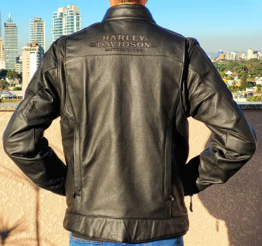Jaqueta de Couro Harley-Davidson Original - Tamanho M
