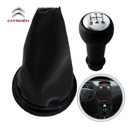 Manopla De Câmbio + Coifa Citroen C3