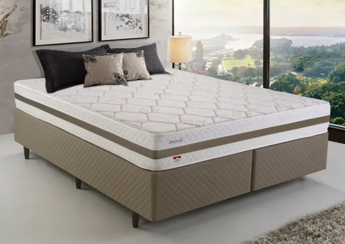 Quarto cama Queen completa colchão+ base