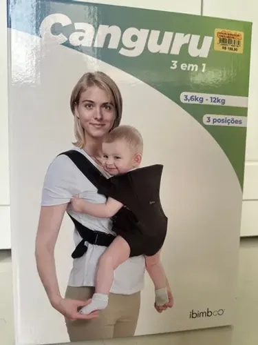 Cangurú 3 em 1 - Ibimboo- nunca usado