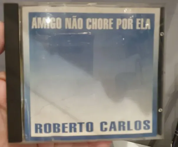 Cd Single Roberto Carlos Amigo Não Chore Por Ela