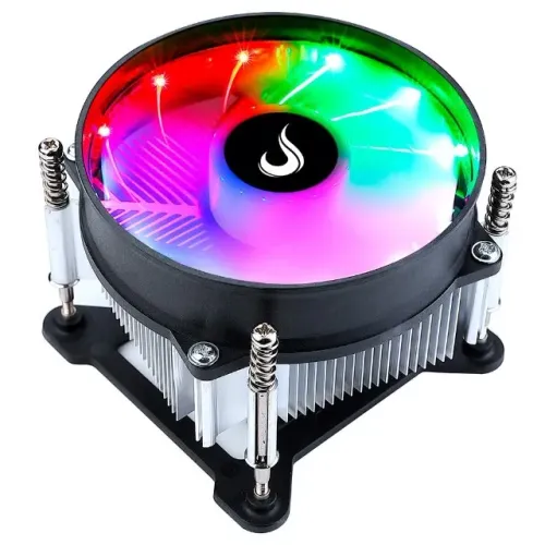 Air Cooler Rise Mode X4 90mm Led Rainbow Intel LGA1200 TDP: 115W - RM-ACX-04-RGB - WZetta